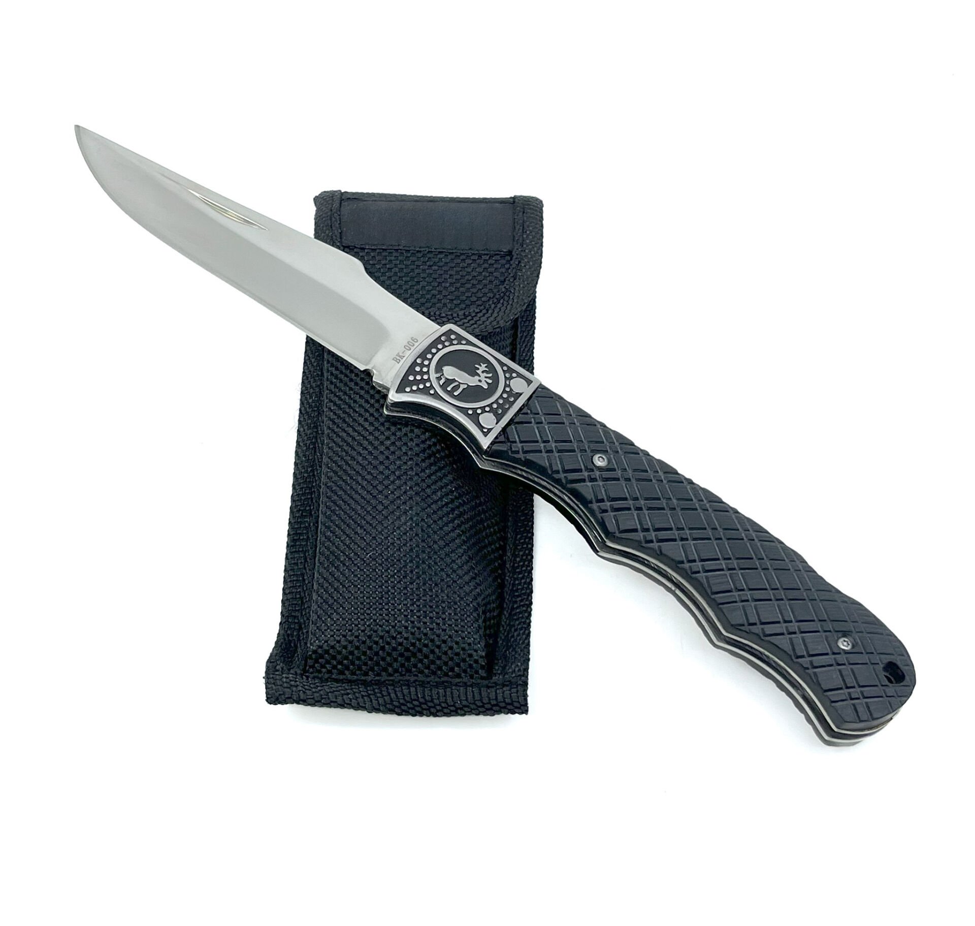 Geyik Figürlü Outdoor Çakı - Dagger Black