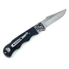 Geyik Figürlü Outdoor Çakı - Dagger Black