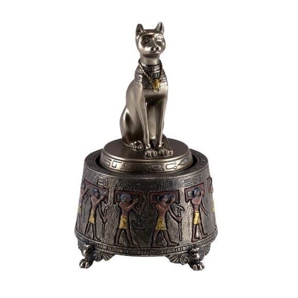 Mısır Bast Figürlü Müzik Kutusu