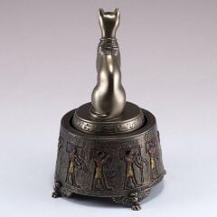 Mısır Bast Figürlü Müzik Kutusu