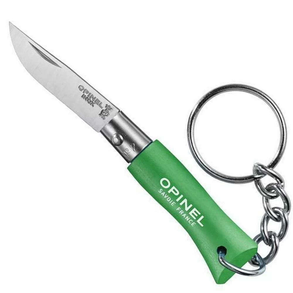 Opinel No 2 Anahtarlıklı Paslanmaz Çelik Çakı - Yeşil