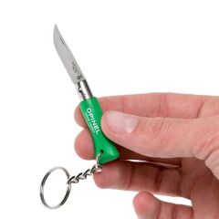 Opinel No 2 Anahtarlıklı Paslanmaz Çelik Çakı - Yeşil