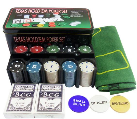 Texas Hold'em Poker Seti 200 Chip