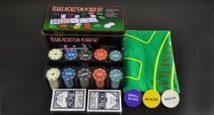 Texas Hold'em Poker Seti 200 Chip