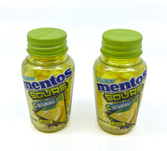 Mentos Sours Şekersiz Tatlandırıcılı C Vitaminli Limon Aromalı Tablet Şekerleme 49gr X 2 Adet