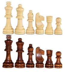 Ahşap Satranç Taşları No:35 Büyük 9cm