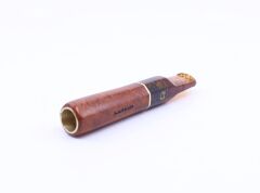 Şahin 9mm Filtreli 8mm Uçlu Akrilik Saplı Sigara Ağızlığı - Kahverengi - 0752