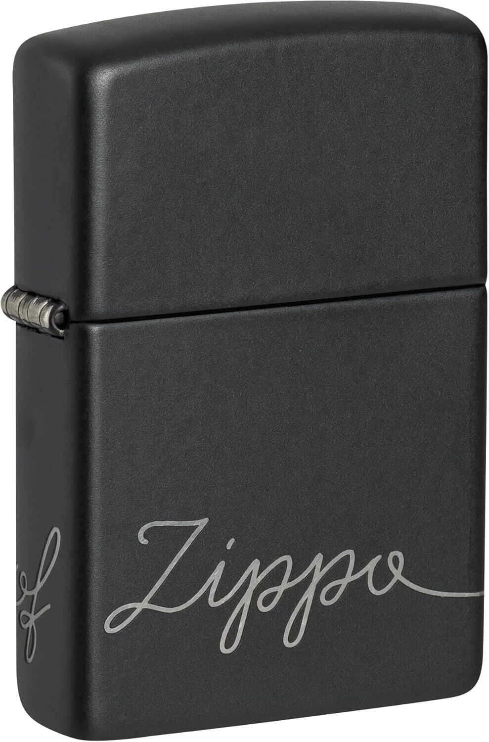 Zippo Logo Black Matte Dizayn Çakmak