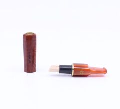 Şahin 9mm Filtreli 8mm Uçlu Akrilik Saplı Sigara Ağızlığı - Kahverengi - 0753