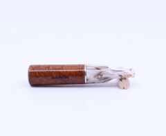 Şahin 9mm Filtreli 8mm Uçlu Akrilik Saplı Sigara Ağızlığı - Kahverengi - 0754