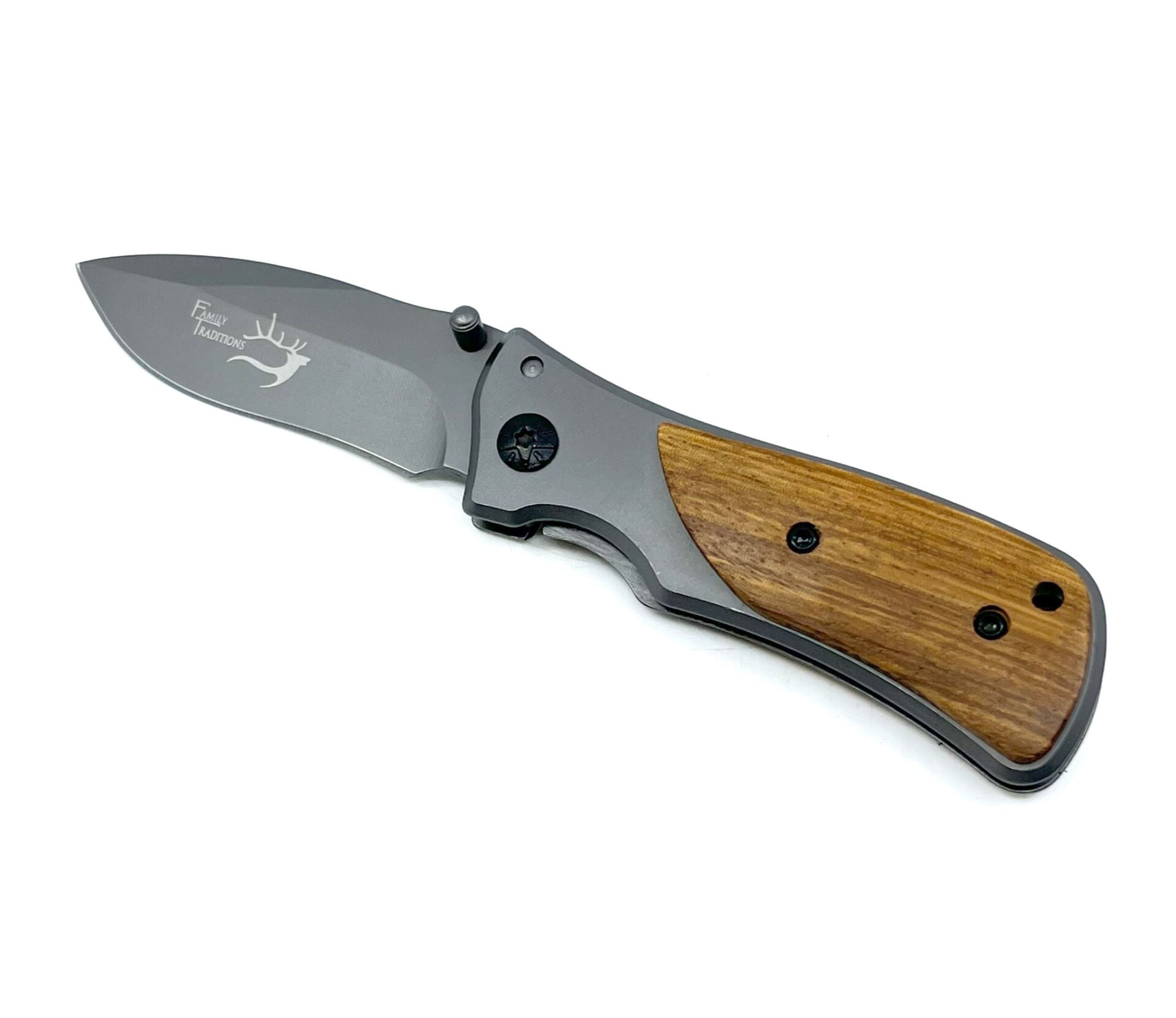 Ahşap Kabzeli Mini Cep Çakısı