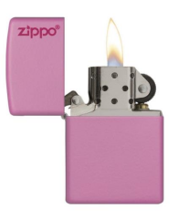 Zippo Pink Logo Çakmak / Pembe Zippo
