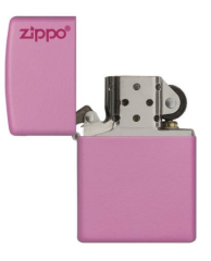 Zippo Pink Logo Çakmak / Pembe Zippo