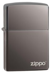 Zippo Ice Black Çakmak Logolu Parlak