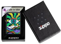 Zippo Eye Design Black Light Çakmak