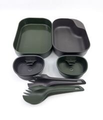 Wildo Camp-a-Box Duo Light Yemek Seti - Zeytin