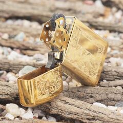 Zippo Brass Design Slim Çakmak