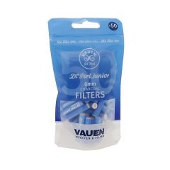 Dr. Perl Junior Blue 6mm. 50 Adet Aktif Karbon Pipo Filtresi