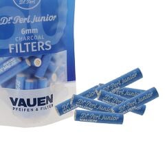 Dr. Perl Junior Blue 6mm. 50 Adet Aktif Karbon Pipo Filtresi