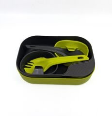 Wildo Camp-a-Box Duo Light Yemek Seti - Limon Yeşili