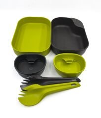 Wildo Camp-a-Box Duo Light Yemek Seti - Limon Yeşili