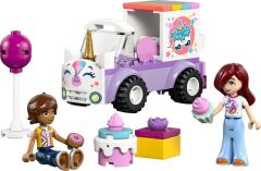 LEGO Friends Tek Boynuzlu At Pasta Dağıtım Arabası 42675 – 4 Yaş ve Üzeri için Mini Bebek İçeren Oyuncak Yapım Seti (67 Parça)