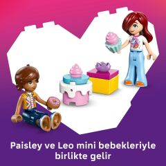 LEGO Friends Tek Boynuzlu At Pasta Dağıtım Arabası 42675 – 4 Yaş ve Üzeri için Mini Bebek İçeren Oyuncak Yapım Seti (67 Parça)