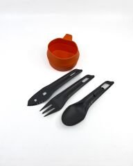 Wildo Camp-A-Box Light OCY Yemek Seti - Turuncu