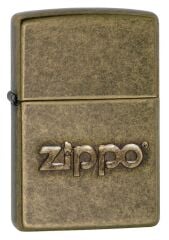 Zippo Antik Brass Logo Çakmak