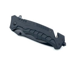 Flipper Mekanizmalı Çok Fonksiyonlu Av Bıçağı - Siyah