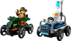 LEGO City Uçak, Hastane Yatağına Karşı Yarış Arabası Paketi 60459 - 5 Yaş Üzeri Çocuklar için Yaratıcı Oyuncak Yapım Seti (70 Parça)