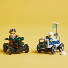 LEGO City Uçak, Hastane Yatağına Karşı Yarış Arabası Paketi 60459 - 5 Yaş Üzeri Çocuklar için Yaratıcı Oyuncak Yapım Seti (70 Parça)