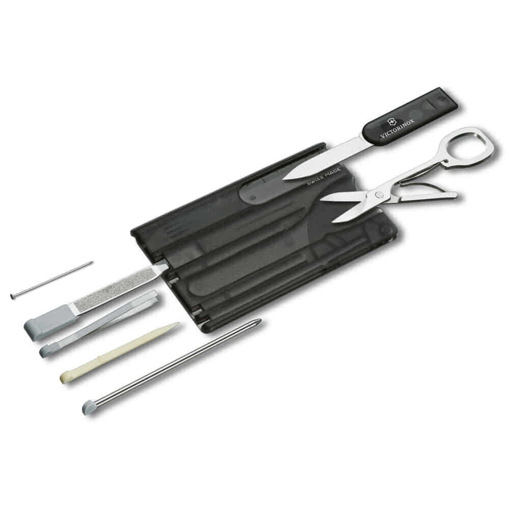 Victorinox 0.7133.T3 SwissCard Classic - Şeffaf Siyah