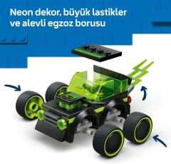 LEGO City Araçlar - Video Oyunu Yarış Arabası 60484 – 5 Yaş ve Üzeri Çocuklar için Minifigür İçeren Oyuncak Yapım Seti (64 Parça)