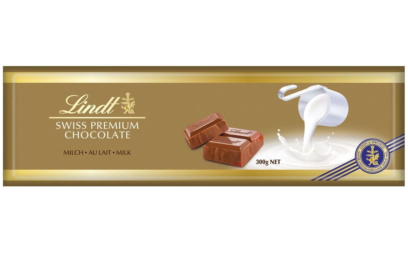 Lindt Swiss Premium Sütlü İsviçre Çikolatası 300 g