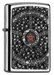 Zippo Skull Pentagram Çakmak