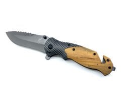 Zeytin Ağacı Kabze Flipper Kamp Çakısı