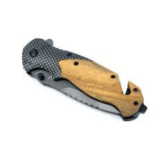 Zeytin Ağacı Kabze Flipper Kamp Çakısı