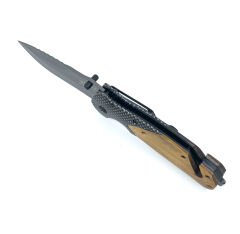 Zeytin Ağacı Kabze Flipper Kamp Çakısı