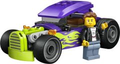 LEGO City Hot Rod 60485 – 5 Yaş ve Üzeri Çocuklar için Sürücü Minifigürü İçeren Yaratıcı Oyuncak Araba Yapım Seti (81 Parça)