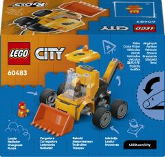 LEGO City Araçlar - İnşaat Yükleyicisi 60483 – 5 Yaş ve Üzeri Çocuklar için Minifigür İçeren Oyuncak Yapım Seti (61 Parça)