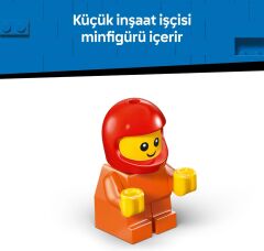 LEGO City Araçlar - İnşaat Yükleyicisi 60483 – 5 Yaş ve Üzeri Çocuklar için Minifigür İçeren Oyuncak Yapım Seti (61 Parça)