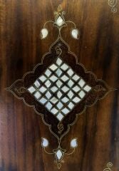 Pirinç Kakmalı Sedef İşlemeli El İşçiliği Tavla Takımı