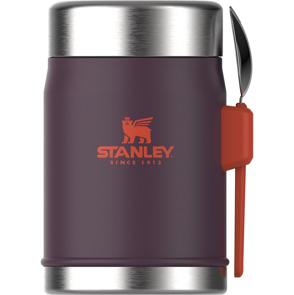 Stanley Klasik Paslanmaz Çelik Yemek Termosu Kaşıklı 0,40 LT - Plum
