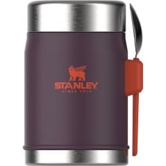 Stanley Klasik Paslanmaz Çelik Yemek Termosu Kaşıklı 0,40 LT - Plum