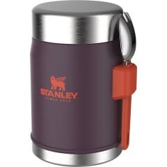 Stanley Klasik Paslanmaz Çelik Yemek Termosu Kaşıklı 0,40 LT - Plum