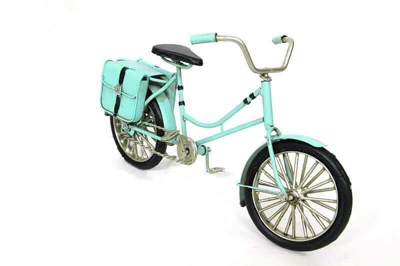 Dekoratif Metal Klasik Bisiklet Biblo / Mint