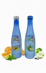 Zen Portakal-Limon-Nane ve Elma-Karanfil Aromalı Zengin Mineralli Gazlı İçecek 2'li Set