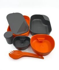 Wildo Camp-A-Box Complete Yemek Seti - Turuncu