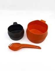 Wildo Camp-A-Box Complete Yemek Seti - Turuncu